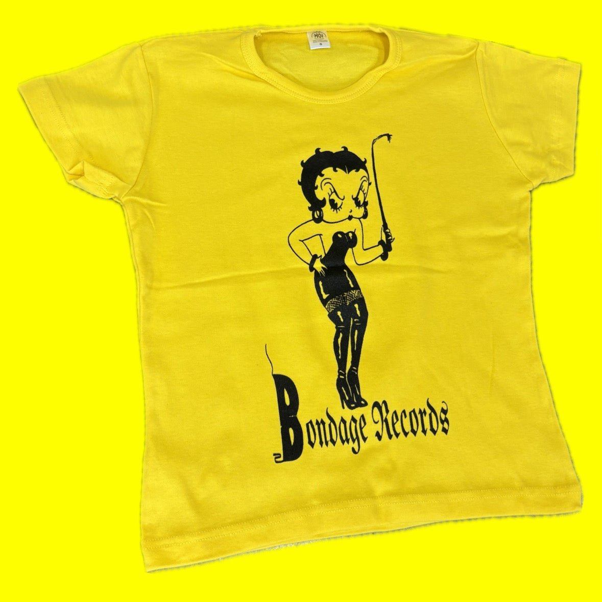 Women’s Bondage Records Baby Tee