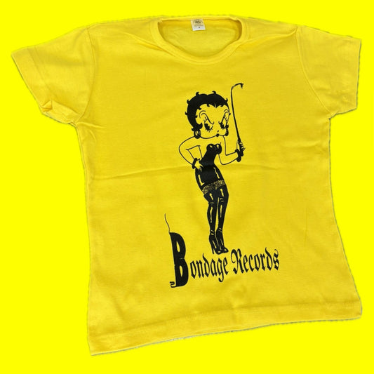 Women’s Bondage Records Baby Tee