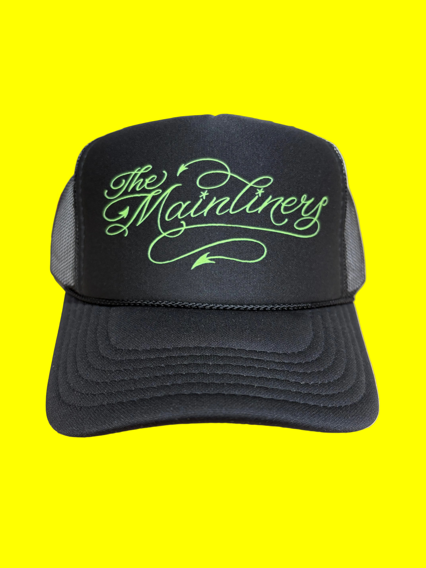 The Mainliners Script Trucker Hat