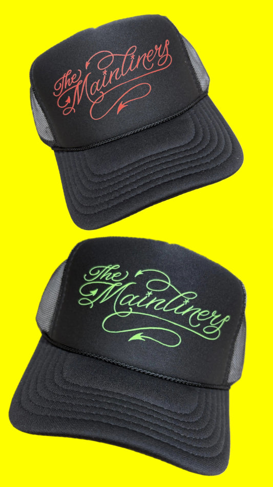 The Mainliners Script Trucker Hat